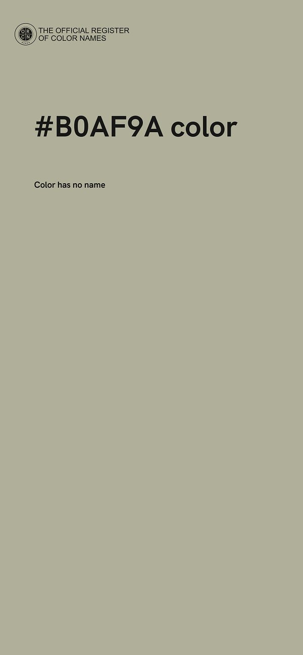 #B0AF9A color image