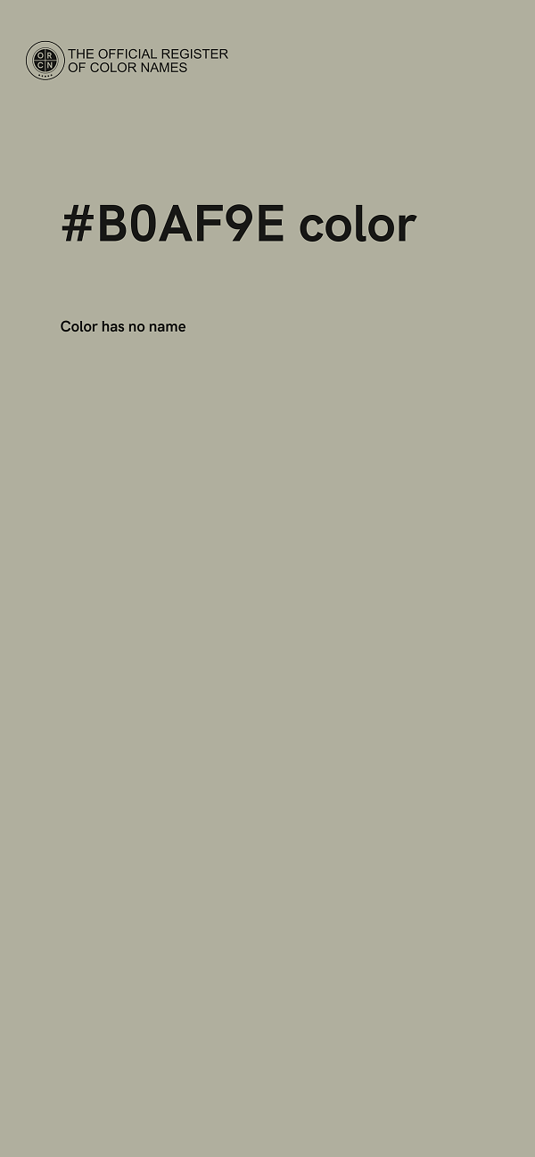 #B0AF9E color image