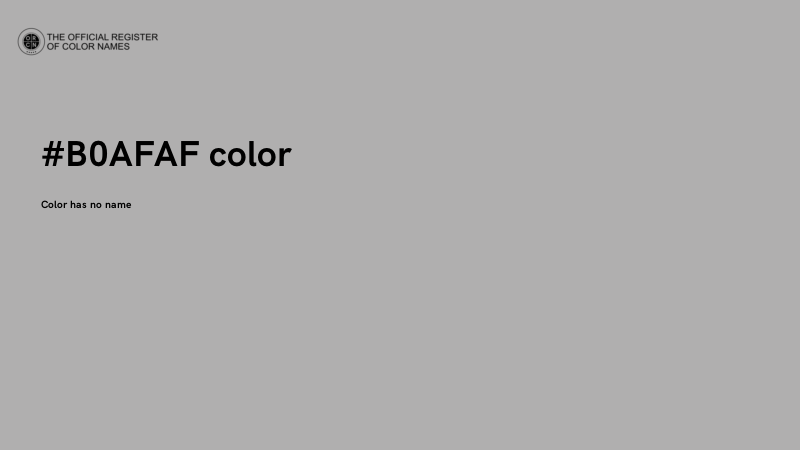 #B0AFAF color image