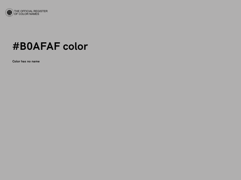 #B0AFAF color image