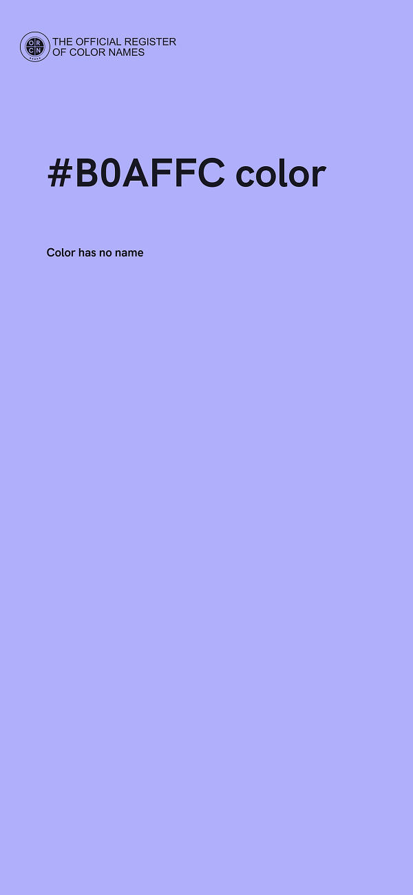 #B0AFFC color image