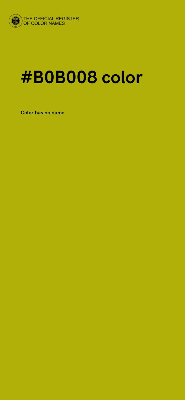 #B0B008 color image