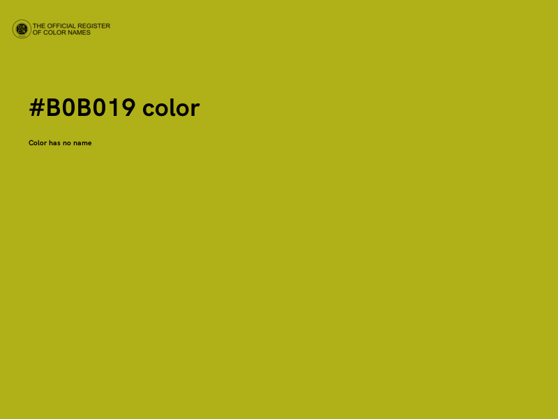#B0B019 color image
