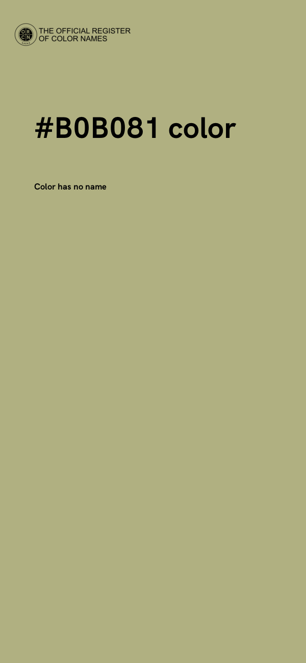#B0B081 color image