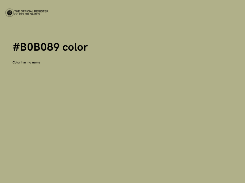 #B0B089 color image