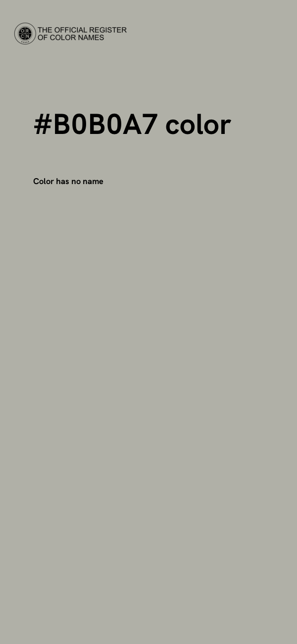 #B0B0A7 color image