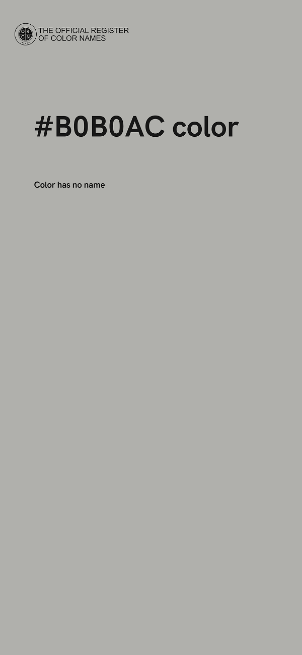 #B0B0AC color image