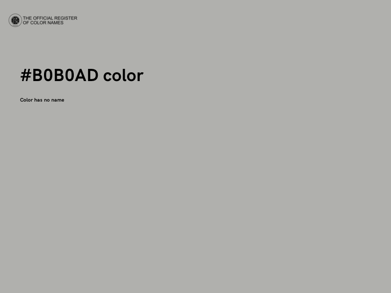 #B0B0AD color image