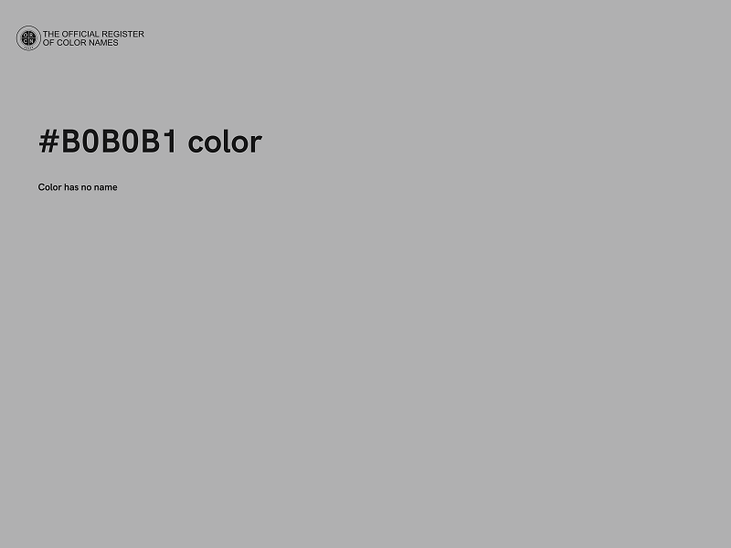 #B0B0B1 color image