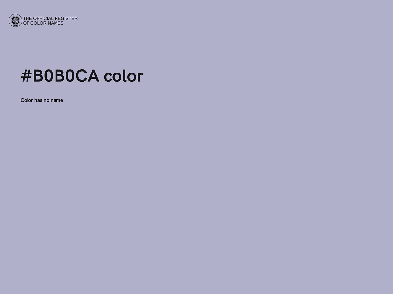 #B0B0CA color image