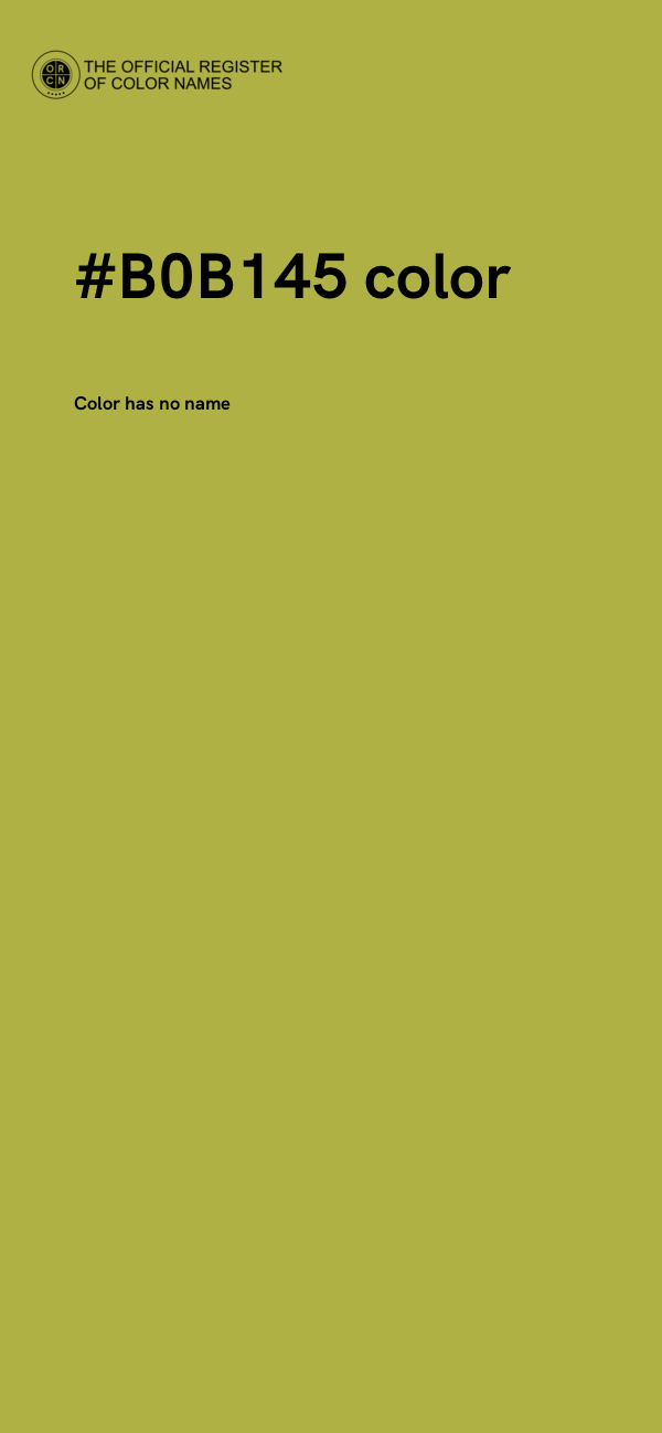 #B0B145 color image