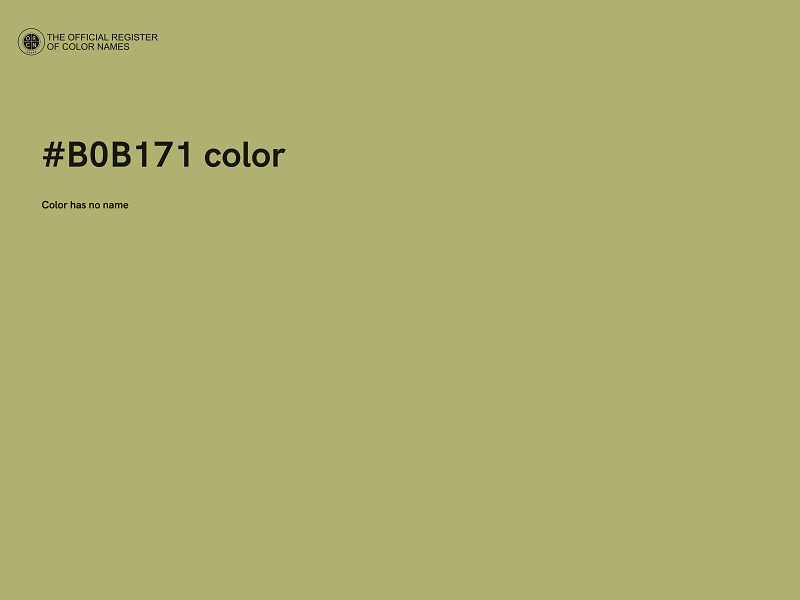 #B0B171 color image