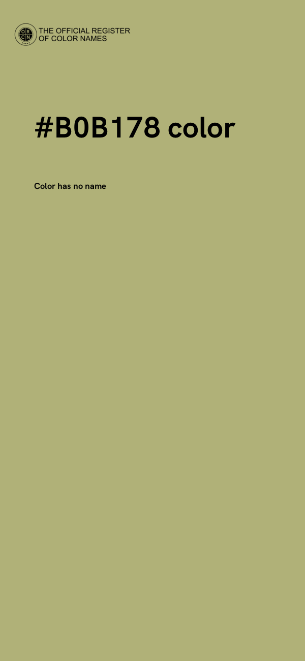 #B0B178 color image
