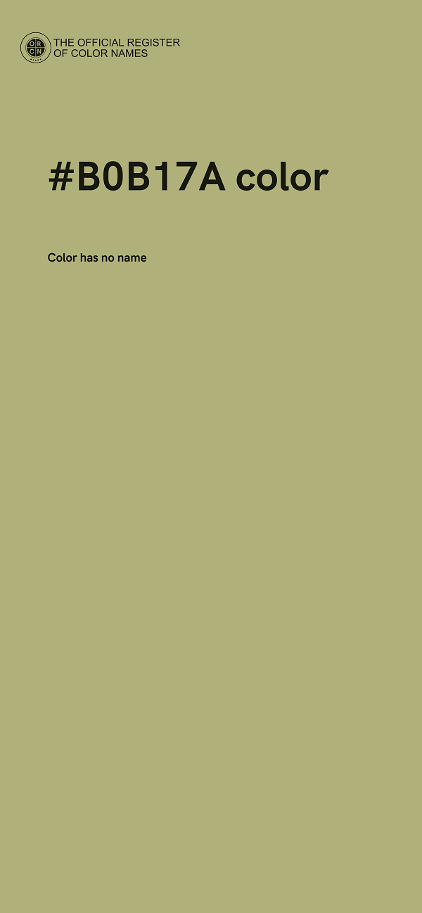 #B0B17A color image