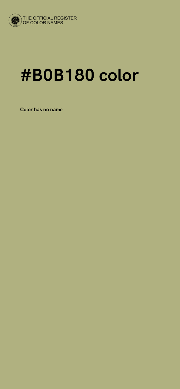 #B0B180 color image