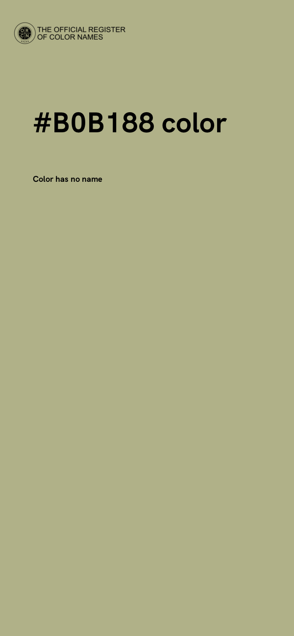 #B0B188 color image