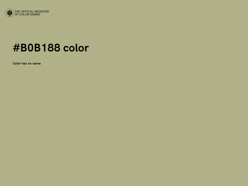 #B0B188 color image