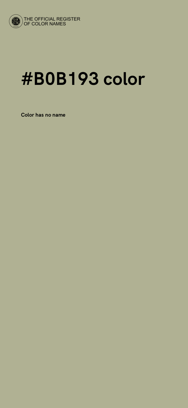 #B0B193 color image