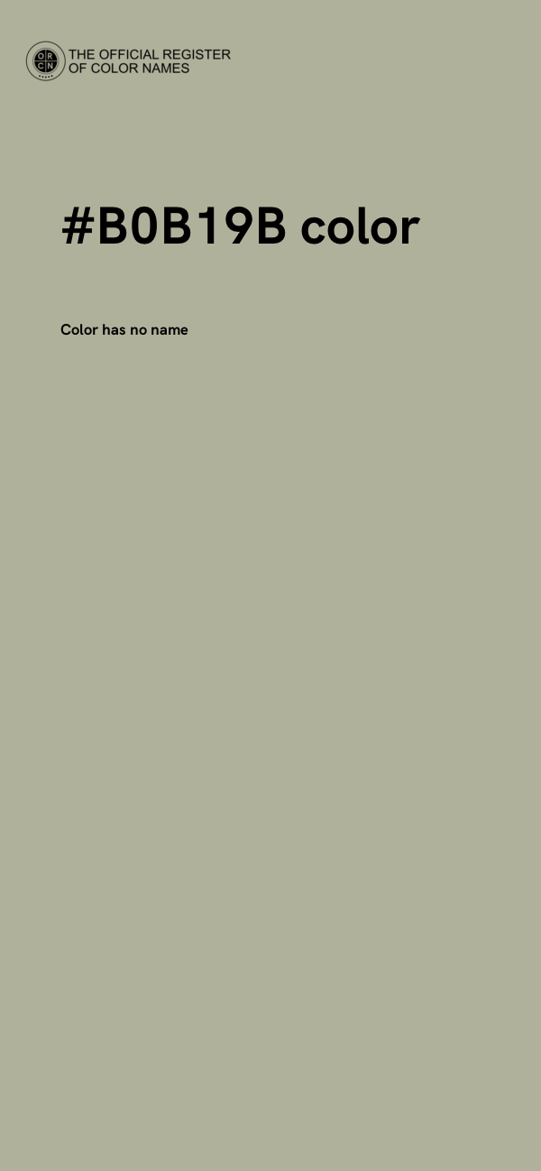 #B0B19B color image