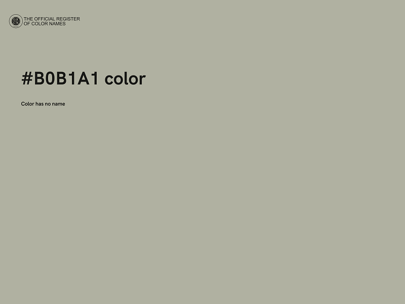 #B0B1A1 color image