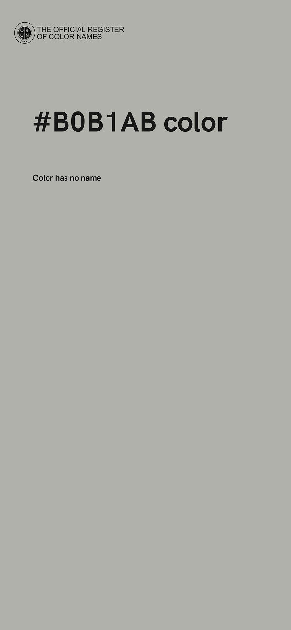 #B0B1AB color image