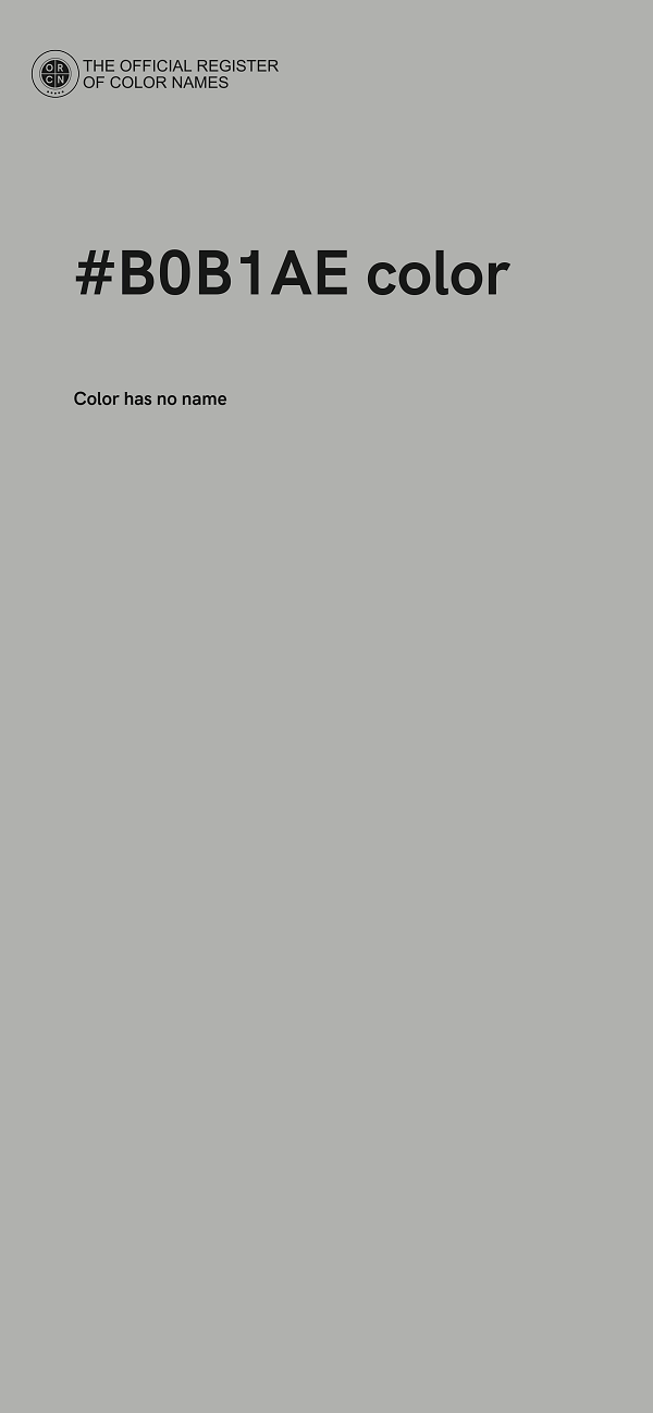 #B0B1AE color image