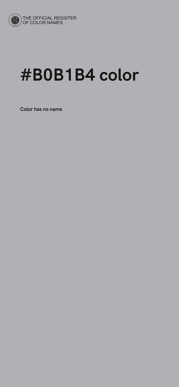 #B0B1B4 color image