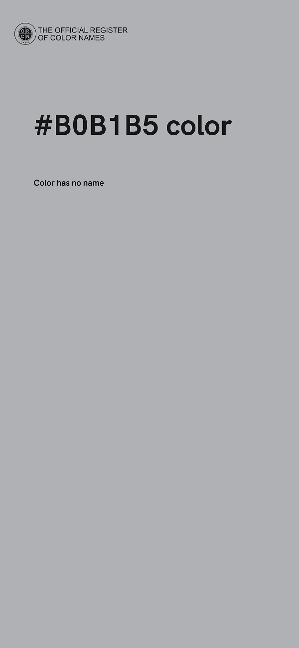 #B0B1B5 color image