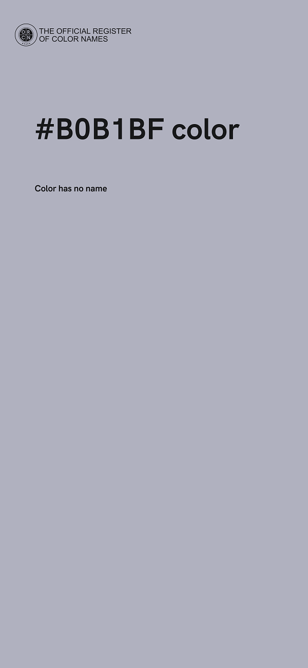 #B0B1BF color image