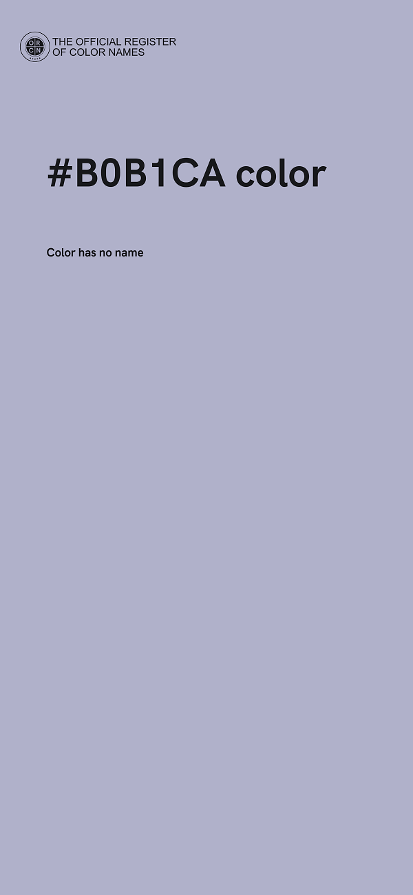#B0B1CA color image