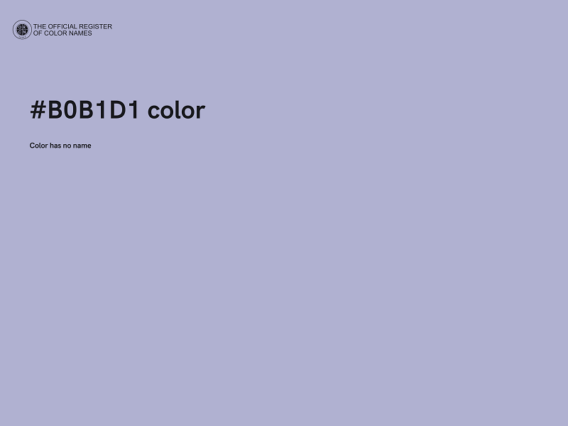 #B0B1D1 color image