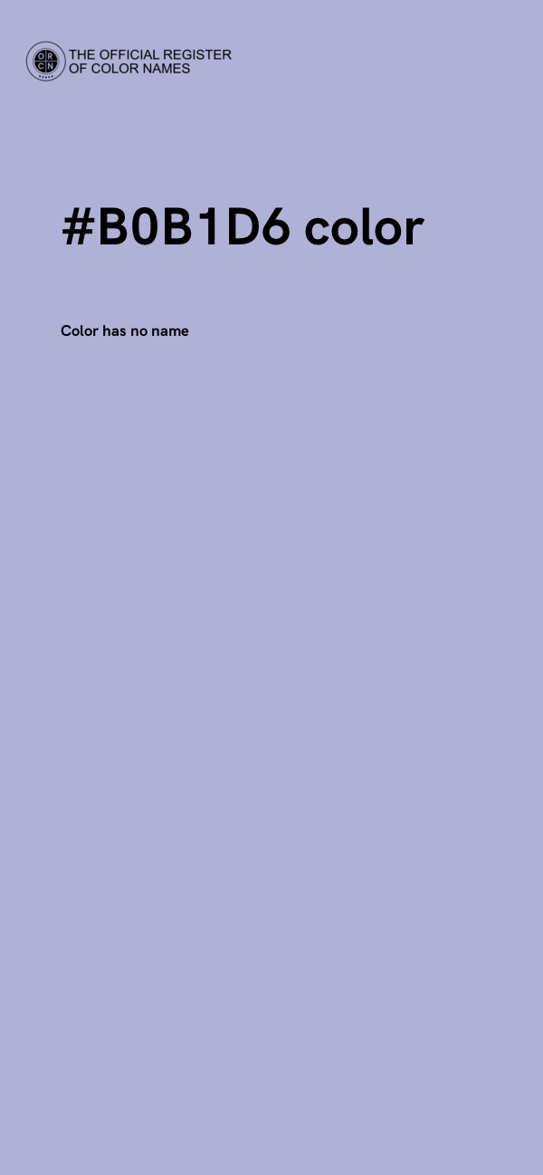 #B0B1D6 color image