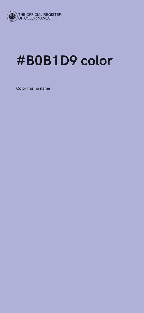 #B0B1D9 color image