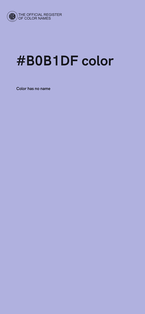 #B0B1DF color image
