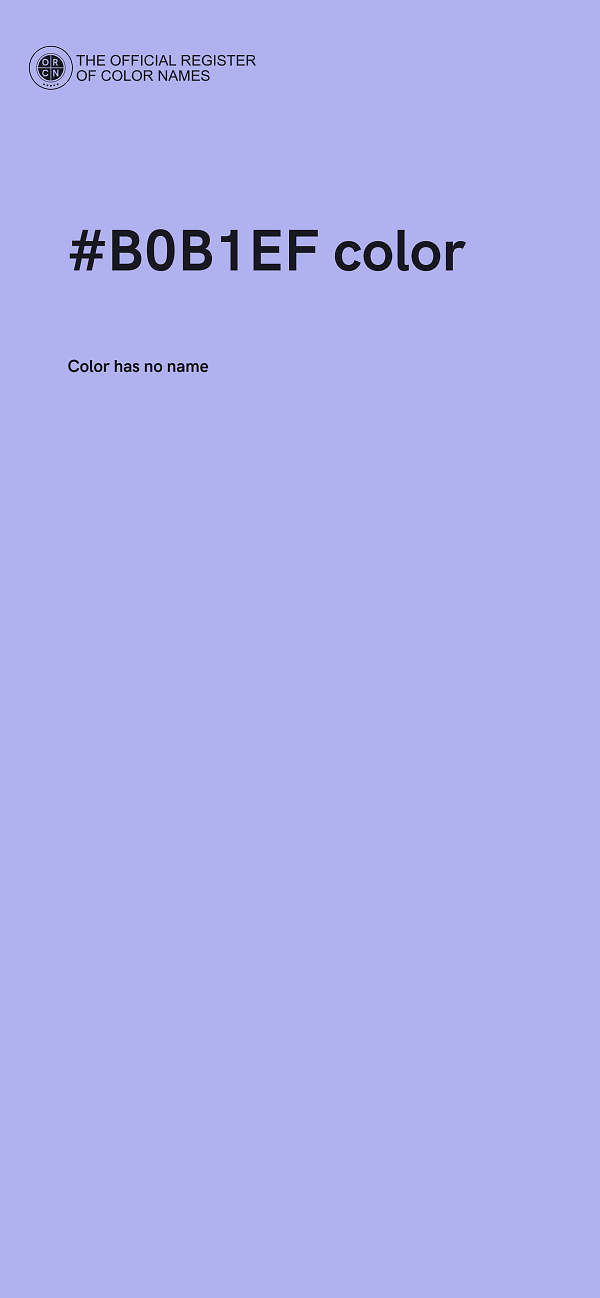 #B0B1EF color image