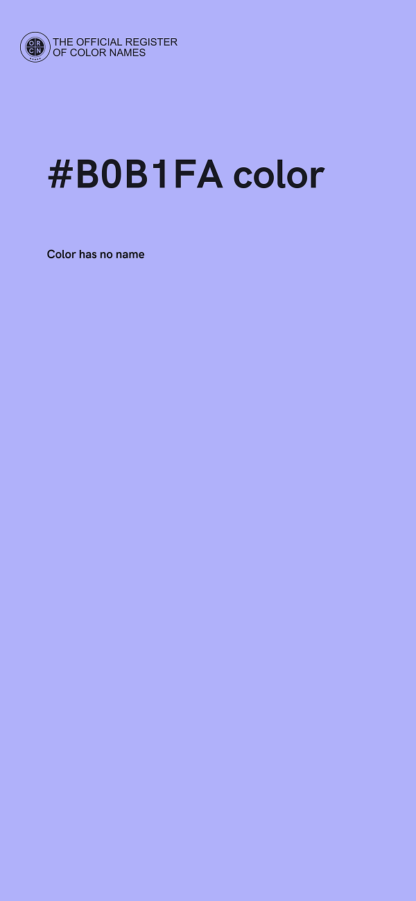 #B0B1FA color image