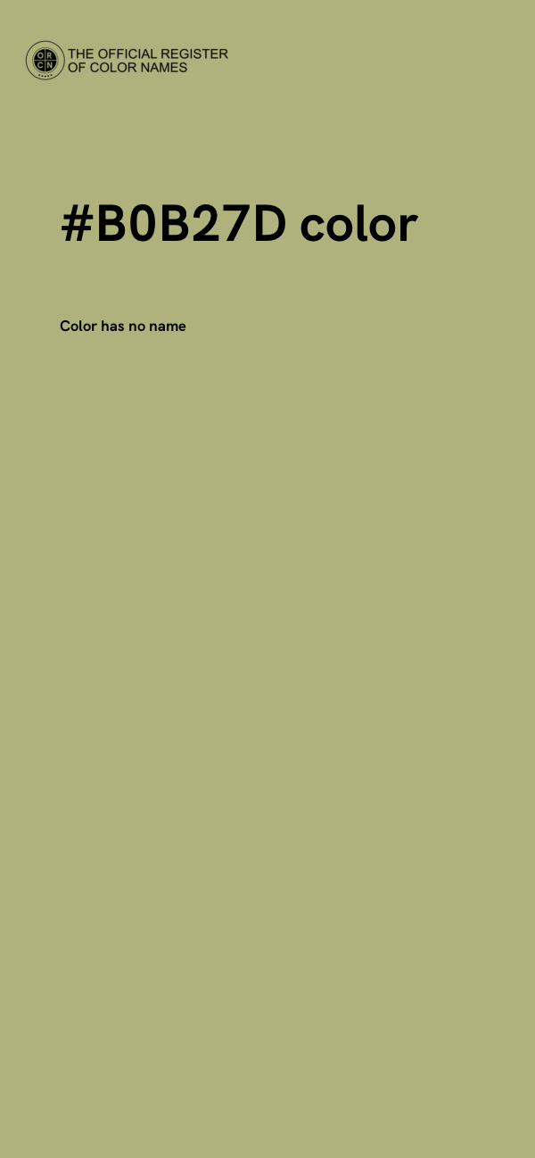 #B0B27D color image