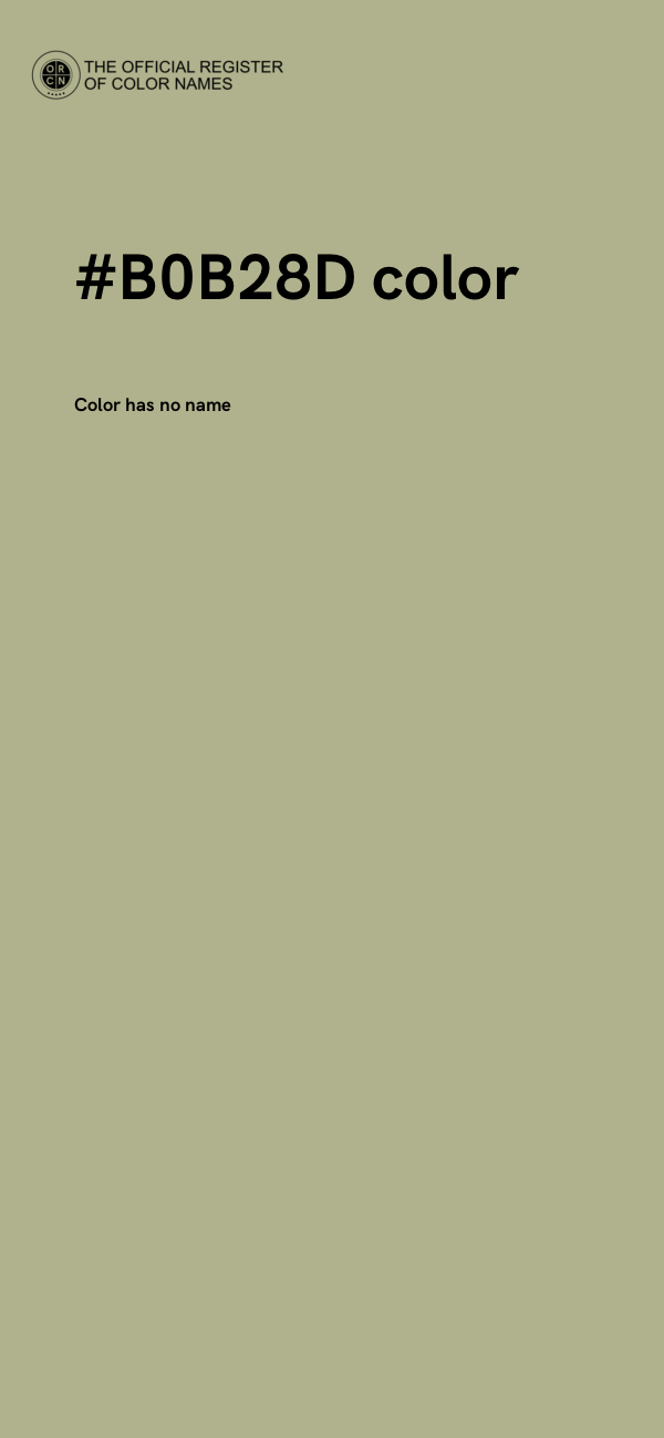 #B0B28D color image