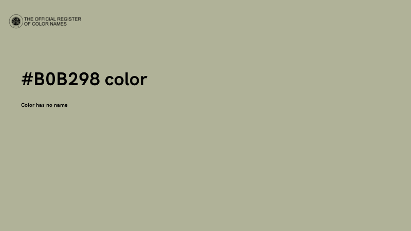 #B0B298 color image