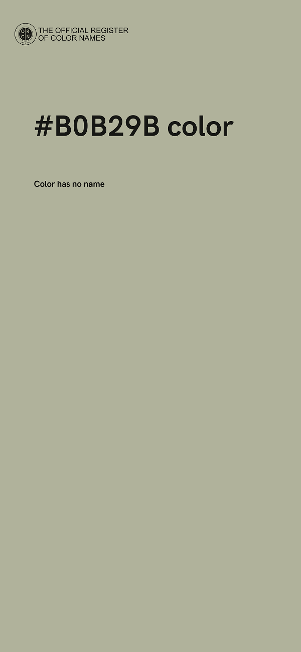 #B0B29B color image