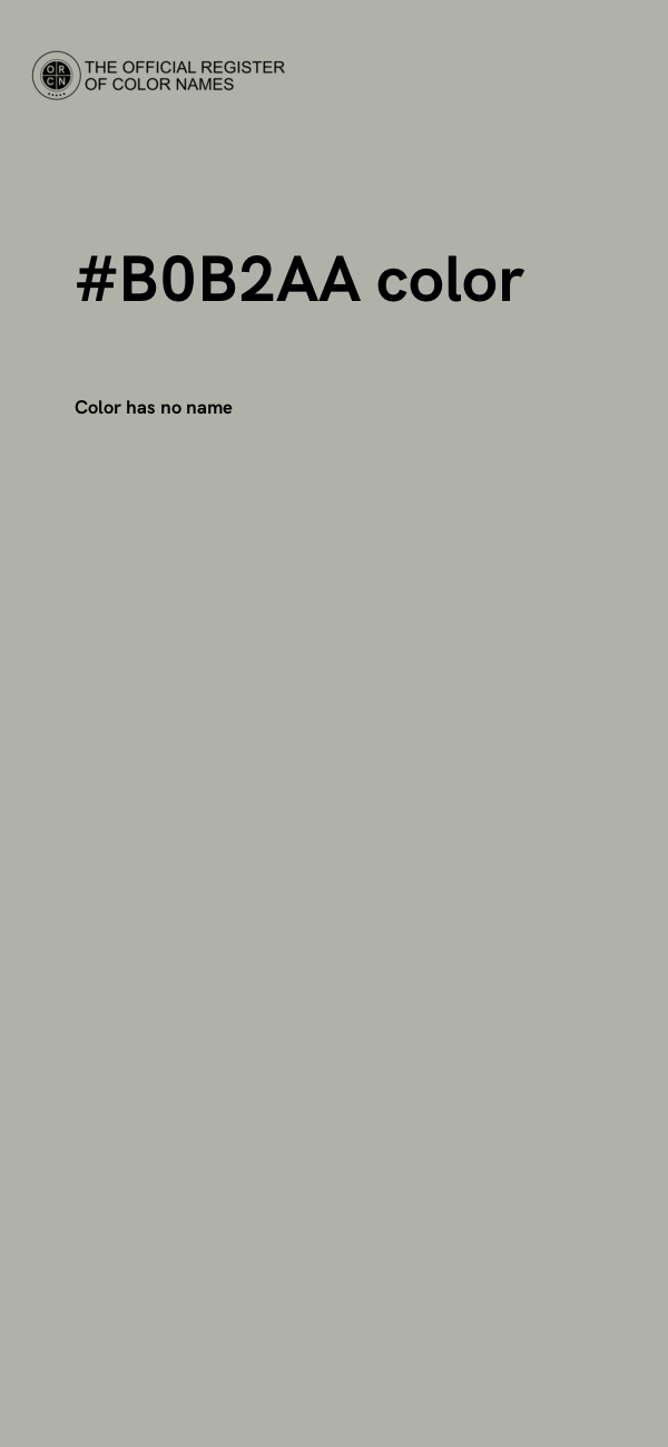 #B0B2AA color image