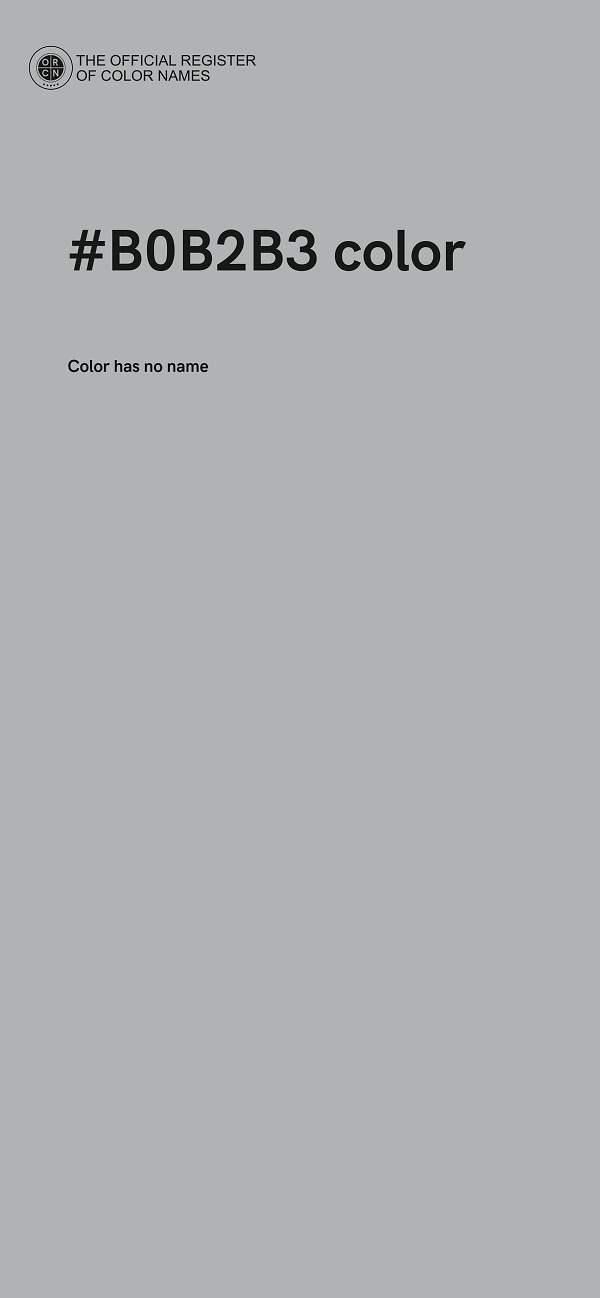#B0B2B3 color image