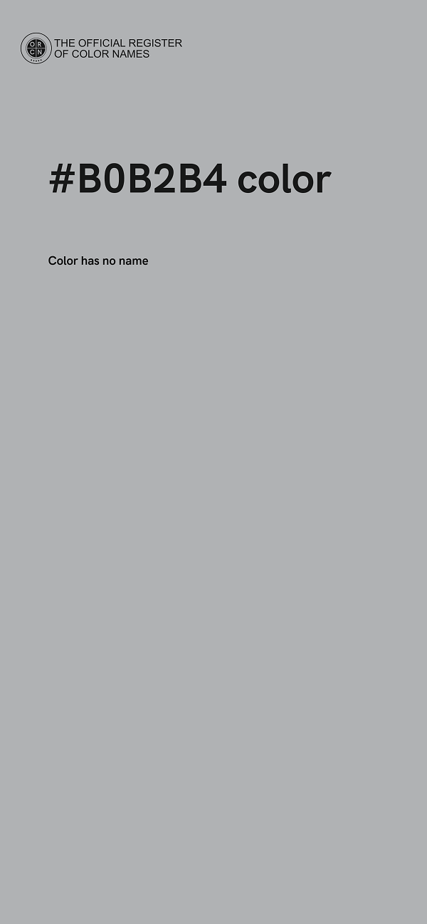 #B0B2B4 color image