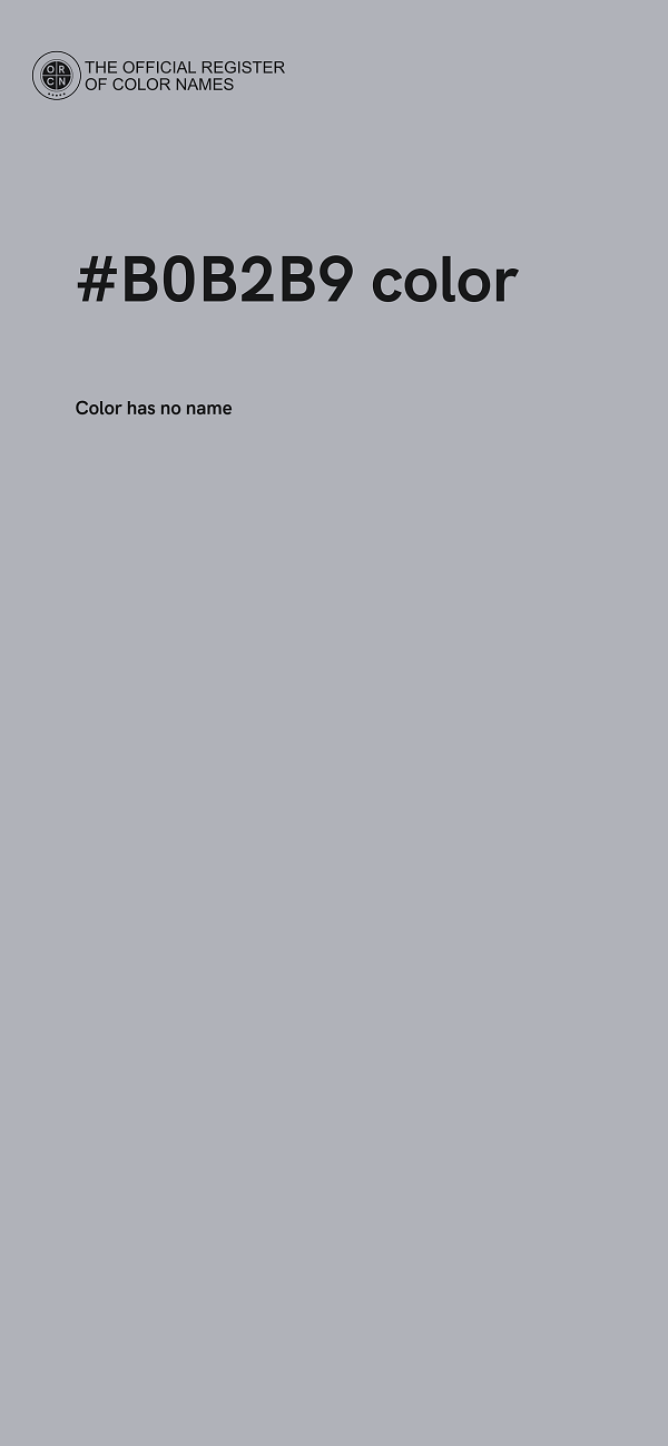#B0B2B9 color image