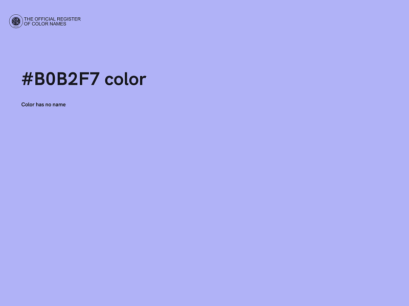 #B0B2F7 color image