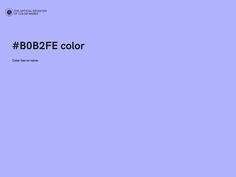 #B0B2FE color image