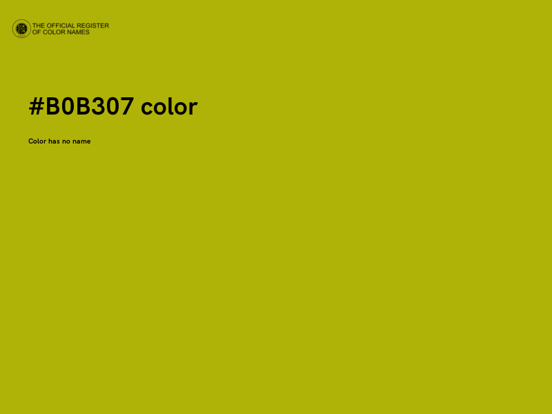 #B0B307 color image