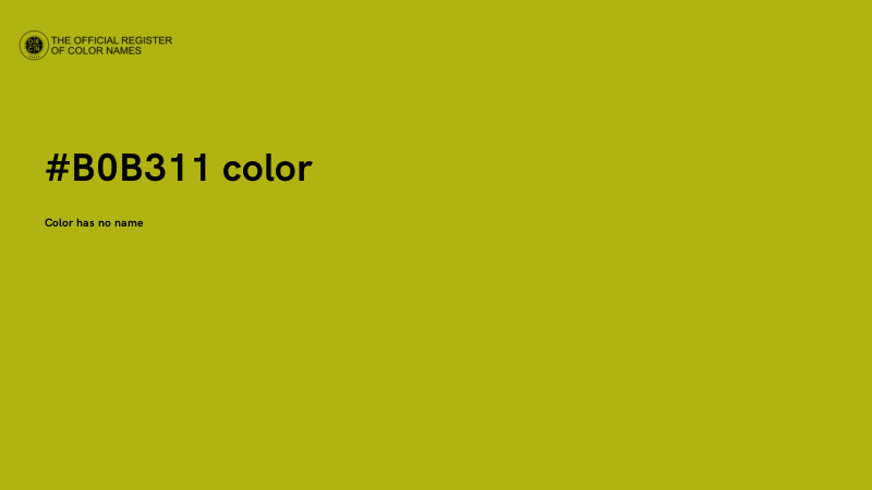 #B0B311 color image