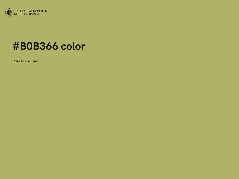 #B0B366 color image