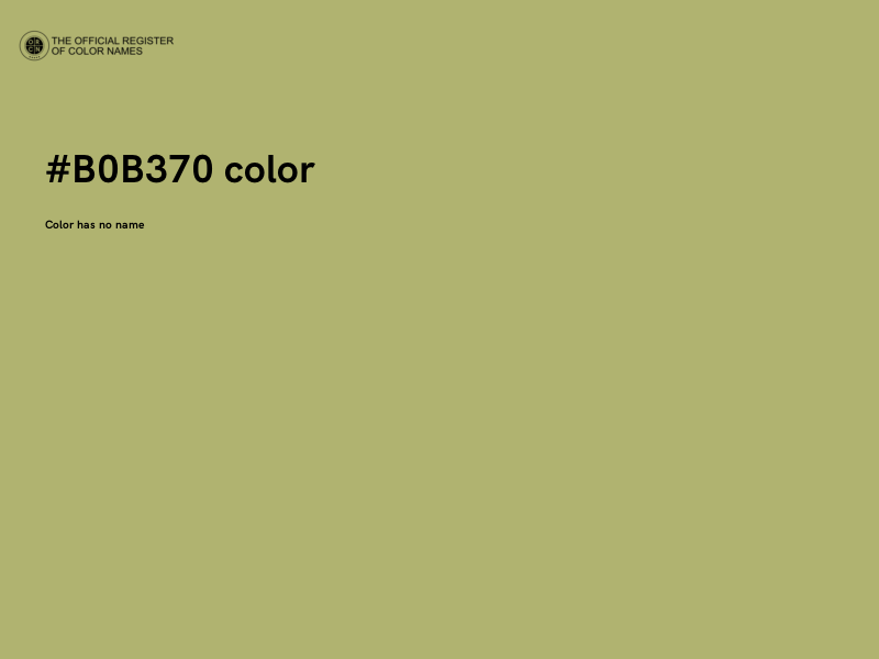 #B0B370 color image